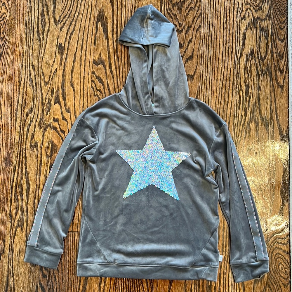Girls Velour Hoodie